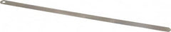 Starrett - 0.012 Inch Thick x 1/2 Inch Wide x 12 Inch Leaf Length, Parallel Feeler Gage - Tempered Steel - A1 Tooling