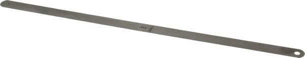 Starrett - 0.013 Inch Thick x 1/2 Inch Wide x 12 Inch Leaf Length, Parallel Feeler Gage - Tempered Steel - A1 Tooling