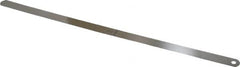 Starrett - 0.022 Inch Thick x 1/2 Inch Wide x 12 Inch Leaf Length, Parallel Feeler Gage - Tempered Steel - A1 Tooling