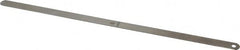 Starrett - 0.023 Inch Thick x 1/2 Inch Wide x 12 Inch Leaf Length, Parallel Feeler Gage - Tempered Steel - A1 Tooling