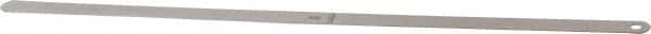 Starrett - 0.026 Inch Thick x 1/2 Inch Wide x 12 Inch Leaf Length, Parallel Feeler Gage - Tempered Steel - A1 Tooling