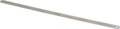 Starrett - 0.028 Inch Thick x 1/2 Inch Wide x 12 Inch Leaf Length, Parallel Feeler Gage - Tempered Steel - A1 Tooling