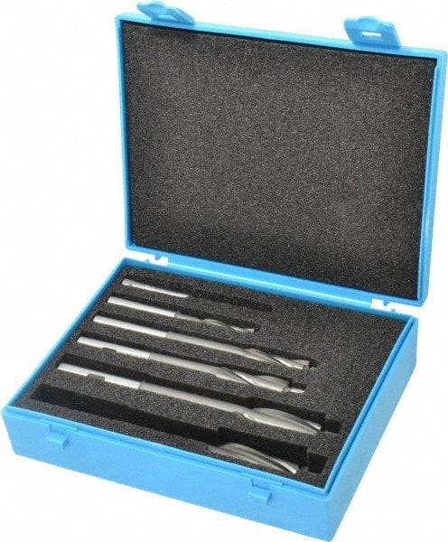 Made in USA - 3 to 10mm Socket Head Cap Screw Compatible, High Speed Steel, Solid Pilot Counterbore Set - A1 Tooling