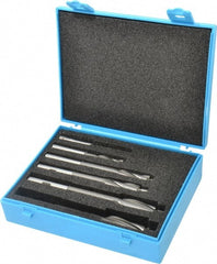 Made in USA - 3 to 10mm Socket Head Cap Screw Compatible, High Speed Steel, Solid Pilot Counterbore Set - A1 Tooling