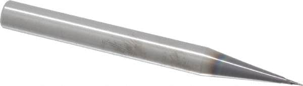 RobbJack - 0.5mm Diam, 0.5mm LOC, 2 Flute Solid Carbide Ball End Mill - AlTiN Finish, Single End, 63mm OAL, 6mm Shank Diam, Spiral Flute - A1 Tooling