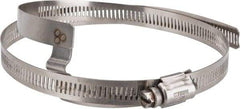 Hi-Tech Duravent - Stainless Steel Hose Clamp - 1/2" Wide x 0.02" Thick, 6-1/4" Hose, 5-1/4 to 6-5/8" Diam - A1 Tooling