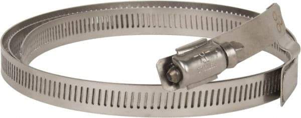 Hi-Tech Duravent - Stainless Steel Hose Clamp - 1/2" Wide x 0.02" Thick, 10" Hose, 9-1/4 to 10-5/8" Diam - A1 Tooling