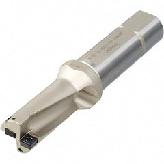 Iscar - 1-1/2" Max Drill Depth, 2xD, 3/4" Diam, Indexable Insert Drill - 1" Shank Diam, Straight Shank - A1 Tooling