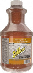 Sqwincher - 64 oz Bottle Tropical Cooler Activity Drink - Liquid Concentrate, Yields 5 Gal - A1 Tooling