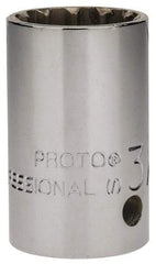 Proto - 1/2" Drive, 3/4" Socket, Spline Socket - 12 Points, 1-9/16" OAL - A1 Tooling