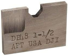 APT - 1-1/2 Inch Diameter, 3/16 Inch Thick, High Speed Steel Auxiliary Pilot Blade - Series D - A1 Tooling