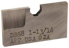 APT - 1-13/16 Inch Diameter, 3/16 Inch Thick, High Speed Steel Auxiliary Pilot Blade - Series D, DX15 Auxiliary Pilot Required - A1 Tooling