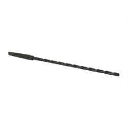 Interstate - 9/32", 1MT 118° Point High Speed Steel Taper Shank Drill Bit - Oxide Finish, 8" Flute Length, 12" OAL, Spiral Flute, Series 502 - A1 Tooling