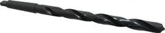 Interstate - 57/64", 3MT 118° Point High Speed Steel Taper Shank Drill Bit - Oxide Finish, 10" Flute Length, 15" OAL, Spiral Flute, Series 502 - A1 Tooling