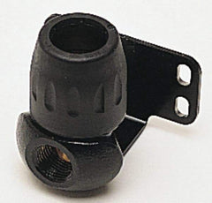 Transair - 1/2 & 1/4 Female NPT, 7/8" ID, Air Hose 45° One Port Wall Bracket - 232 Max psi, 3-5/8" Long, Plastic - A1 Tooling