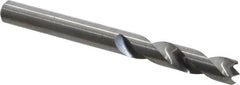 M.A. Ford - 15/64" Spiral Flute Solid Carbide Screw Machine Drill Bit - Bright Finish, Right Hand Cut, 1-1/8" Flute Length, 2-7/16" OAL, Standard Point, Straight Shank - A1 Tooling