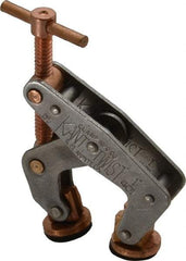 Kant Twist - 350 Lb, 7/8" Max Opening, 1/2" Open Throat Depth, 1/2" Closed Throat Depth, Cantilever Clamp - High Tensile Steel Jaw, T-Handle, 2-1/8" OAL, 1-3/4" Max Width - A1 Tooling