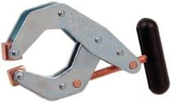 Made in USA - 700 Lb, 2-1/2" Max Opening, 2" Open Throat Depth, Cantilever Clamp - High Tensile Steel Jaw, T-Handle - A1 Tooling