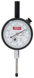 SPI - 0-25-0 Dial Reading, 0.0005" Graduation Dial Drop Indicator - 1-1/2" Dial, Revolution Counter - A1 Tooling