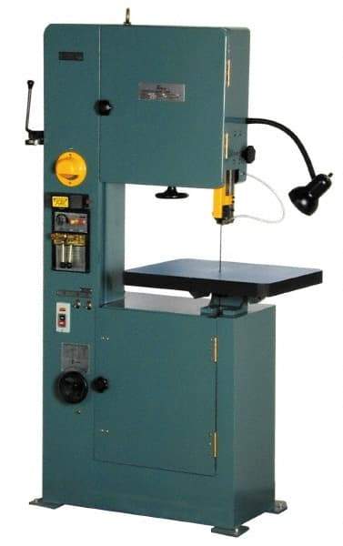 Enco - 14" Throat Capacity, Variable Speed Pulley Vertical Bandsaw - 1 hp - A1 Tooling