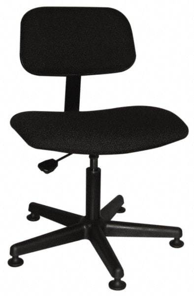 Bevco - Ergonomic Pneumatic Chair - Cloth Seat, Black - A1 Tooling