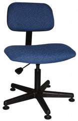 Bevco - Ergonomic Pneumatic Chair - Cloth Seat, Royal Blue - A1 Tooling