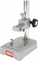 SPI - Rectangular Base, Comparator Gage Stand - 8-1/2" High, 5-3/4" Base Length x 4" Base Width x 1-1/2" Base Height, Includes Holder - A1 Tooling