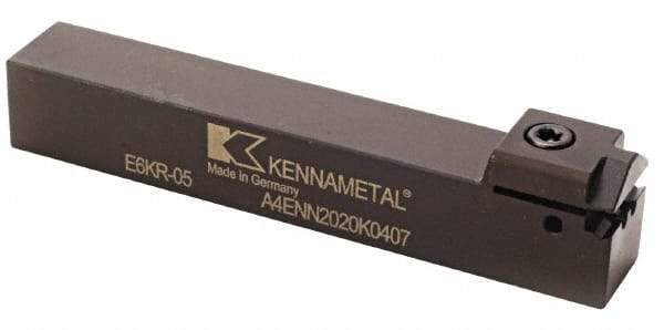 Kennametal - 0.3543" Max Depth of Cut, 5mm Min Groove Width, 150mm OAL, Neutral Indexable Grooving Cutoff Toolholder - 63/64" Shank Height x 63/64" Shank Width, A4..05.. Insert Style, A4EN Toolholder Style, Series A4 - A1 Tooling