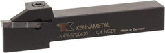 Kennametal - 0.55" Max Depth of Cut, 4mm Min Groove Width, 5" OAL, Right Hand Indexable Grooving Cutoff Toolholder - 4 Seat Size, 5/8" Shank Height x 5/8" Shank Width, A4..04.. Insert Style, A4SM Toolholder Style, Series A4 - A1 Tooling