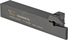 Kennametal - External Thread, 0.79" Max Depth of Cut, 6mm Min Groove Width, 6" OAL, Left Hand Indexable Grooving Cutoff Toolholder - 1" Shank Height x 1" Shank Width, A4..06.. Insert Style, A4SM Toolholder Style, Series A4 - A1 Tooling