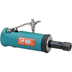 Dynabrade - 1/4" Collet, Straight Handle, Air Straight Die Grinder - 15,000 RPM, Front Exhaust, 24 CFM, 0.5 hp, 90 psi, 1/4 NPT Inlet - A1 Tooling