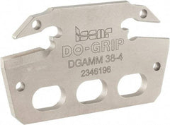 Iscar - Right Hand, 0.157 Inch Insert Width, Indexable Cutoff and Grooving Support Blade - DGAMM38-4 BLADE - A1 Tooling