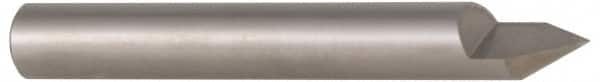 Accupro - 60° Incl Angle, 5/16" Shank Diam, 2" OAL, 5/16" Cut Diam, Conical Engraving Cutter - 3/8" LOC, 1 Flute, Right Hand Cut, Micrograin Solid Carbide, Uncoated - A1 Tooling