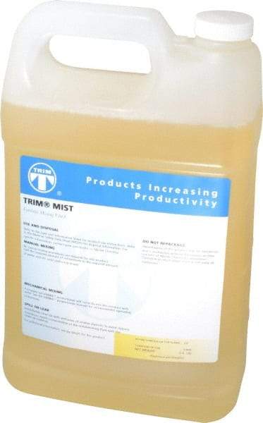 Master Fluid Solutions - Trim Mist, 1 Gal Bottle Cutting & Grinding Fluid - Synthetic, For Milling - A1 Tooling