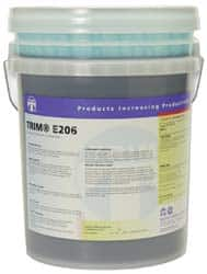 Master Fluid Solutions - Trim E206, 1 Gal & 5 Gal Bottle/Pail Cutting & Cleaning Fluid - Water Soluble - A1 Tooling