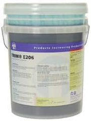 Master Fluid Solutions - Trim E206, 1 Gal & 5 Gal Bottle/Pail Cutting & Cleaning Fluid - Water Soluble - A1 Tooling