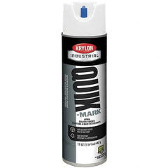 Krylon - 20 fl oz White Marking Paint - 50 to 60 Sq Ft Coverage, Solvent-Based Formula - A1 Tooling