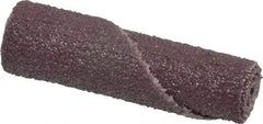 Standard Abrasives - 3/4" Max Roll Diam x 1-1/2" OAL, 60 Grit Aluminum Oxide Straight Cartridge Roll - 1/4" Pilot Hole Diam, Medium Grade - A1 Tooling