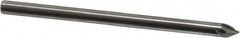 Made in USA - 3/32" Shank Diam, 5 Flute 60° Solid Carbide Countersink - Bright Finish, 1-1/2" OAL, Right Hand Cut - A1 Tooling