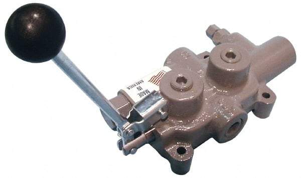 Prince - 30 GPM 3/4 Inlet Cast Iron Hydraulic Control Valve - 4-1/8" High x 4-5/8" Wide x 3-11/32" Long - A1 Tooling