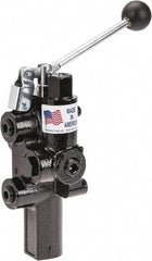 Prince - 20 GPM 1/2 Inlet Cast Iron Hydraulic Control Valve - 4-1/4" Wide x 12-1/4" Long - A1 Tooling