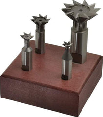 Value Collection - Dovetail Cutter Sets Included Angle: 45 Minimum Cutting Diameter (Inch): 3/8 - A1 Tooling