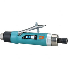 Dynabrade - 1/4" Collet, Straight Handle, Air Straight Die Grinder - 12,000 RPM, Rear Exhaust, 37 CFM, 1 hp, 90 psi, 3/8 NPT Inlet - A1 Tooling