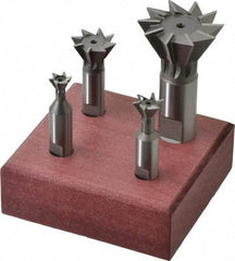 Value Collection - Dovetail Cutter Sets Included Angle: 60 Minimum Cutting Diameter (Inch): 3/8 - A1 Tooling