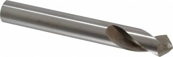 Interstate - 1/2" Body Diam, 90°, 3-3/4" OAL, High Speed Steel Spotting Drill - A1 Tooling