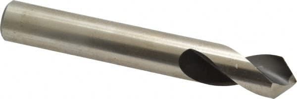 Interstate - 5/8" Body Diam, 90°, 4-3/8" OAL, High Speed Steel Spotting Drill - A1 Tooling