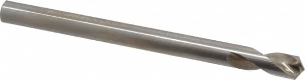 Interstate - 3/8" Body Diam, 120°, 5" OAL, High Speed Steel Spotting Drill - A1 Tooling