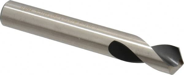 Interstate - 5/8" Body Diam, 120°, 4-3/8" OAL, High Speed Steel Spotting Drill - A1 Tooling