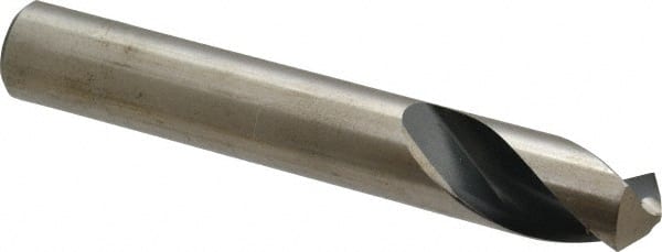 Interstate - 3/4" Body Diam, 120°, 5" OAL, High Speed Steel Spotting Drill - A1 Tooling