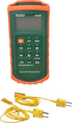 Extech - -328 to 2,498°F Dual Input Digital Thermometer - Digital Display - A1 Tooling